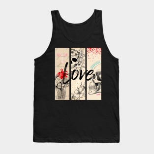 Skull art Tank Top